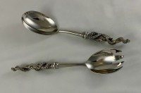 CORAL SALAD SERVERS